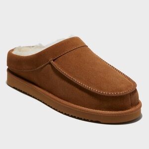 dluxe by dearfoams Men's Lith Moc Toe
Clog Slippers - Light Brown new